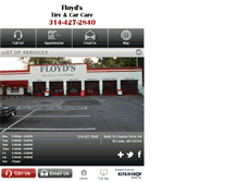 Tablet Screenshot of floydstire.com